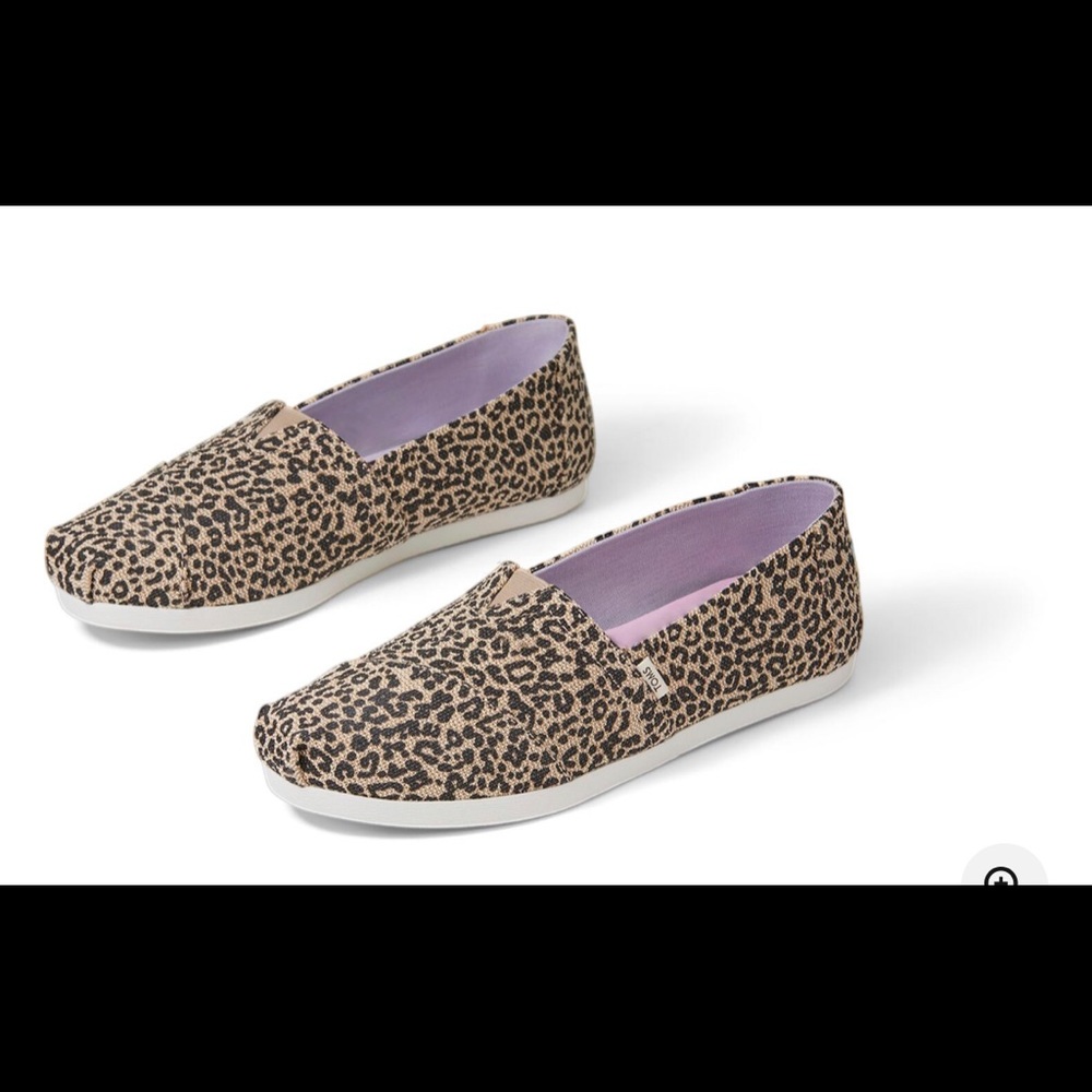TOMS - Natural Baby Cheetah Print Heritage Canvas